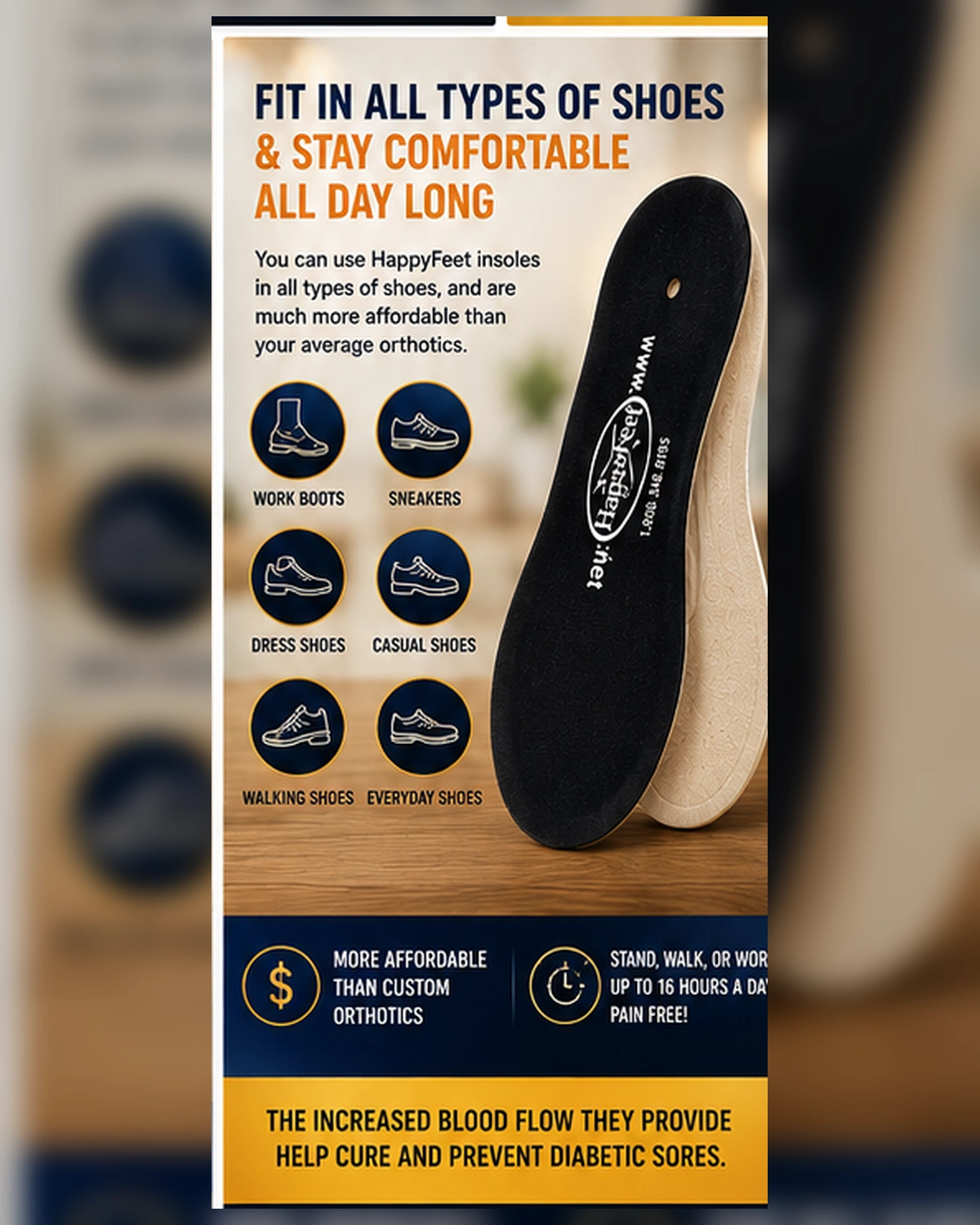 Shoe Inserts for Targetted Treatment