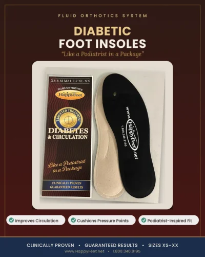 Happy Feet's Diabetic Foot Insoles