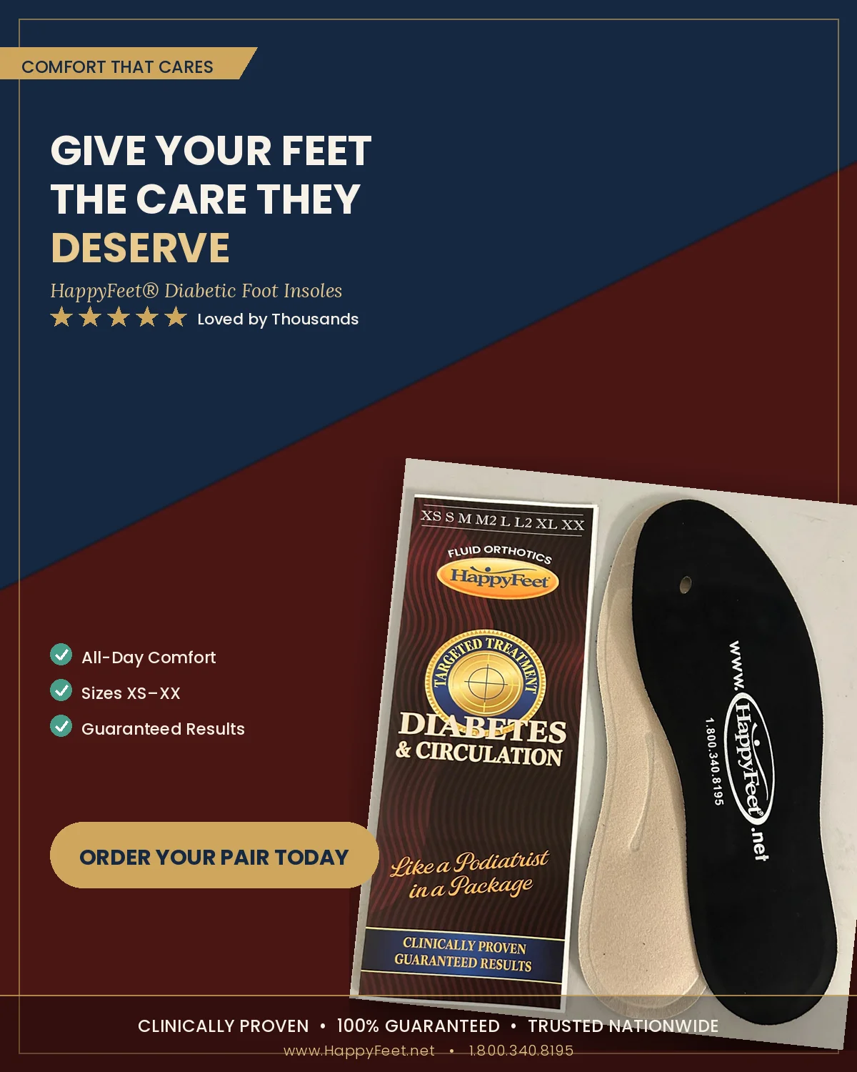 Diabetic Foot Insoles