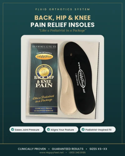 Happy Feet therapeutic massaging insoles