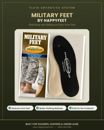 Happy Feet Military Feet Insoless