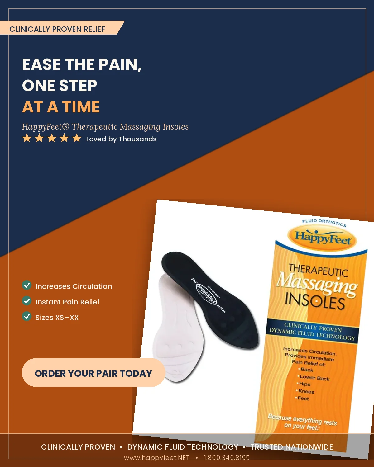 Gel Filled Insoles by HappyFeet