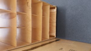 Wooden divider