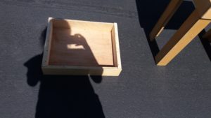 Wooden box picture