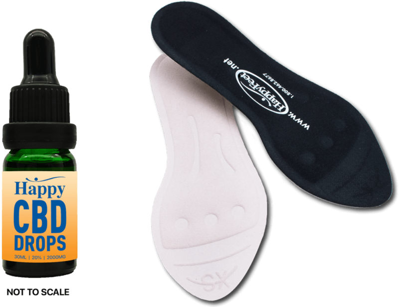 Happy CBD drops with insole