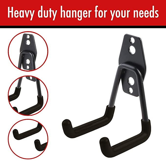 Heavy duty garage hooks