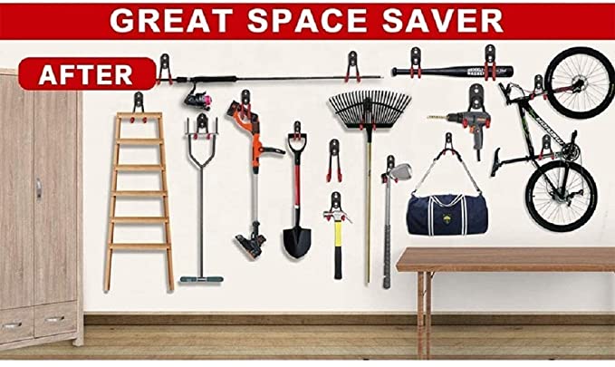 Garage Organizer Utility Hooks