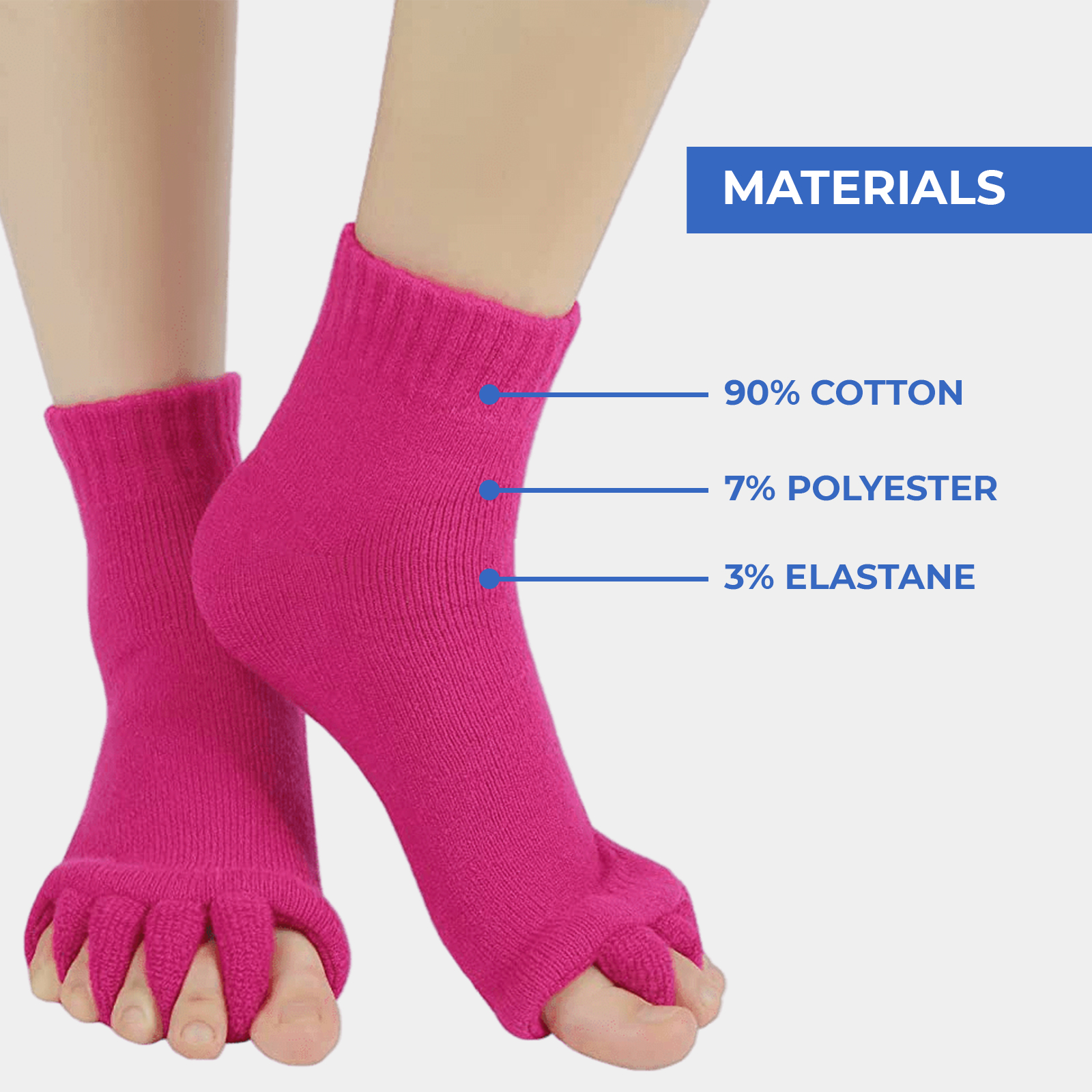 The Best Toe Separators Socks (in warranty registerations only)